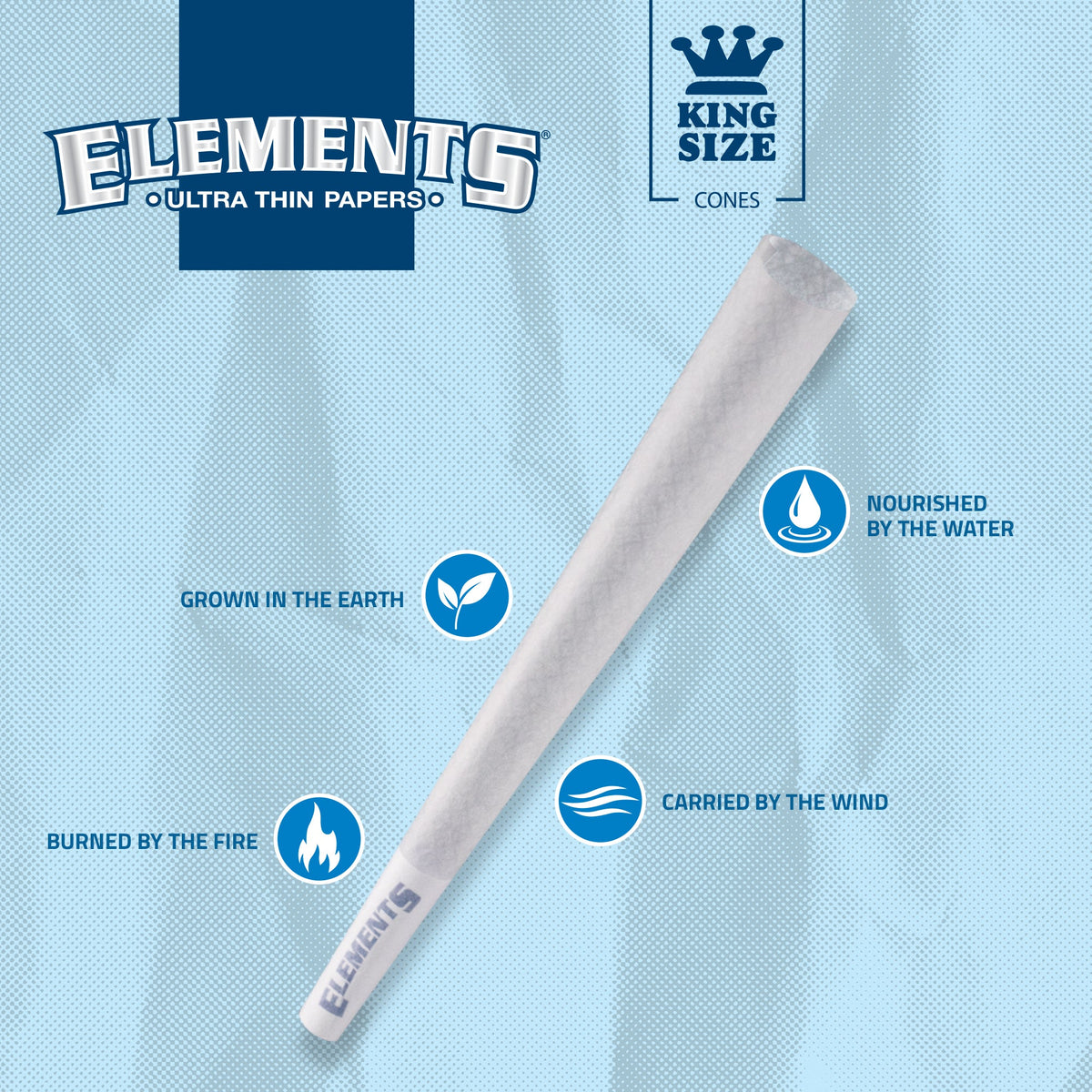 Elements King Size Cones RAW Cones esd-official