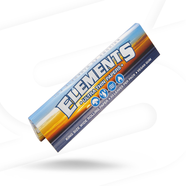Elements Ultra Thin Papers - King Size, Slow Burn, Low Ash – The Vapor  Shoppe