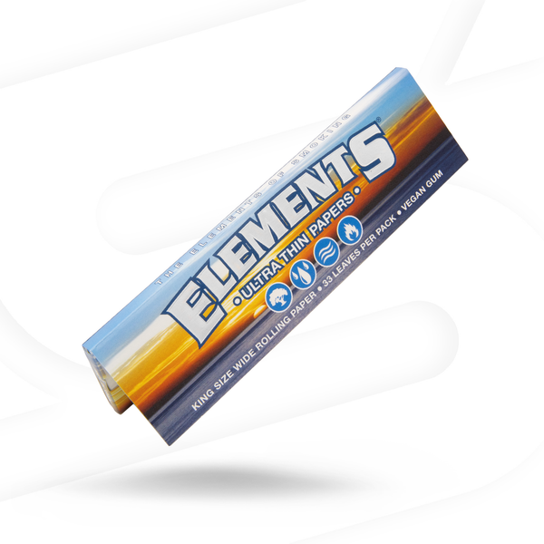 Elements Ultra Thin Papers - King Size, Slow Burn, Low Ash – The