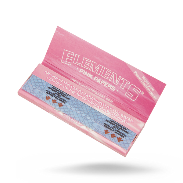 Elements Pink 1 1/4 Size Ultra Thin Rice Papers – matchboxbros
