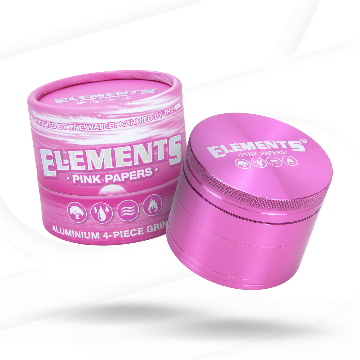 Elements Pink 4 Piece Grinder Accessories ELEU-RAGS-0002 esd-official