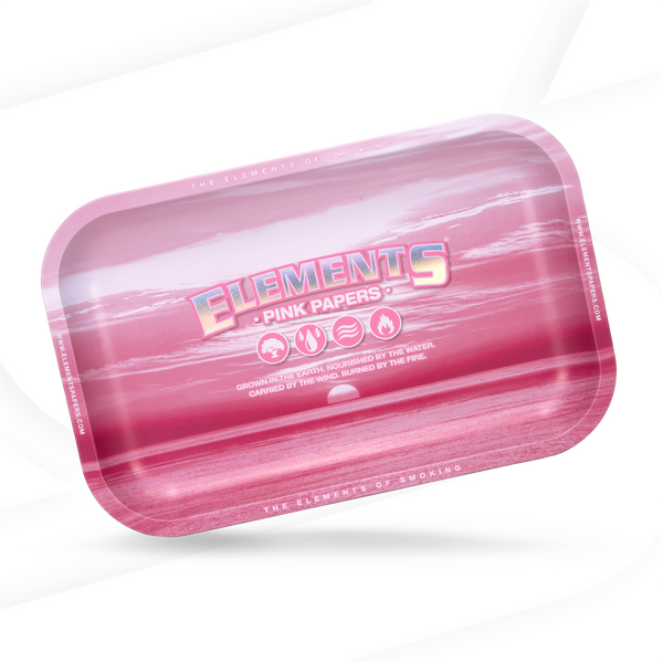 Elements Pink Large Rolling Tray - HS Wholesale