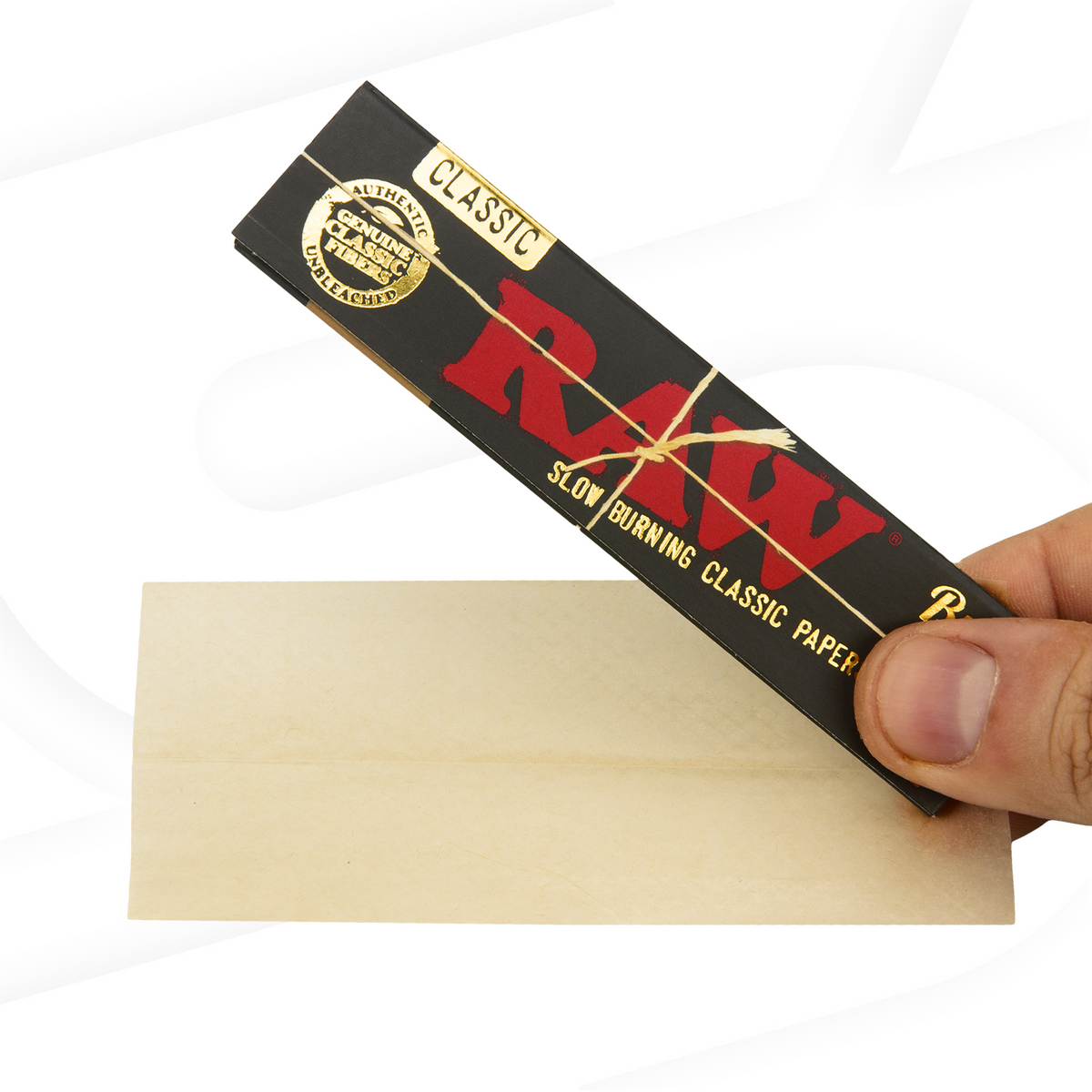 RAW Black Classic King Size Slim Rolling Papers Rolling Papers RAWB-RPBK-KL03_1/50 esd-official