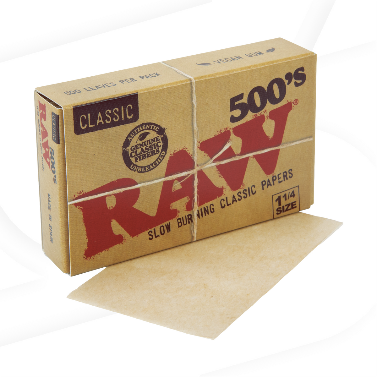 RAW Classic Creaseless 1 1/4 Rolling Papers Rolling Papers RAWB-RPCL-1404_1/20 esd-official