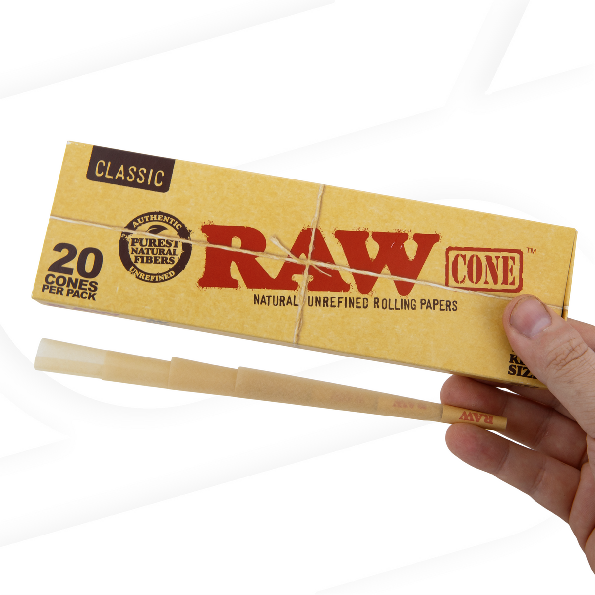 RAW Classic King Size Cones - 20 Pack RAW Cones RAWB-CNCL-KS04_1/40 esd-official