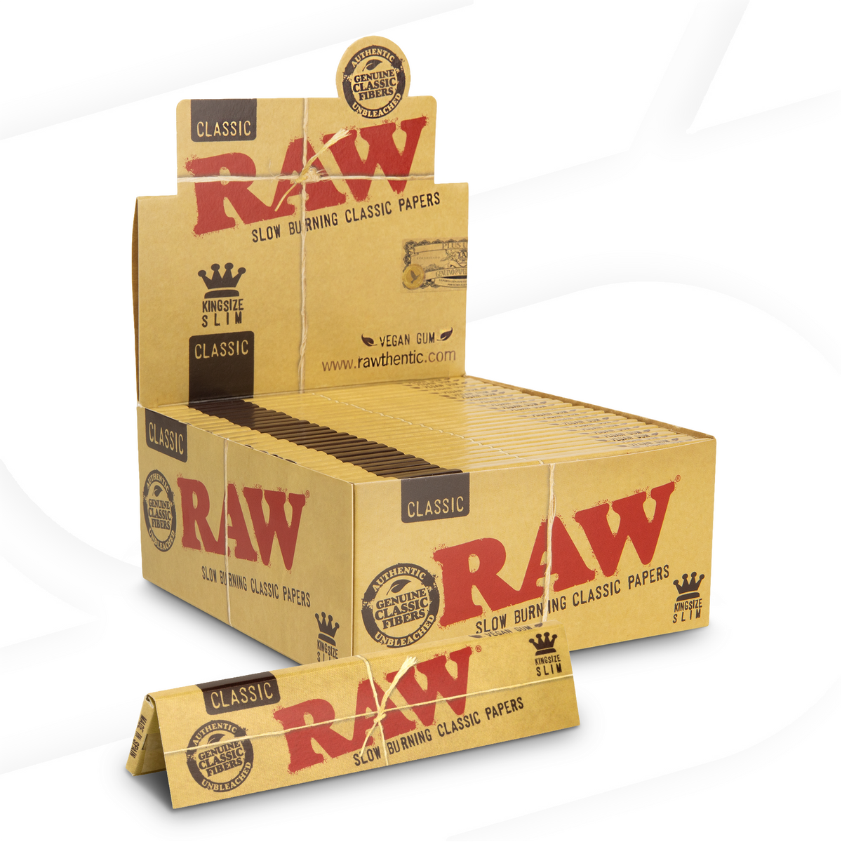 RAW Classic King Size Slim Rolling Papers Rolling Papers RAWB-RPCL-KL07 esd-official