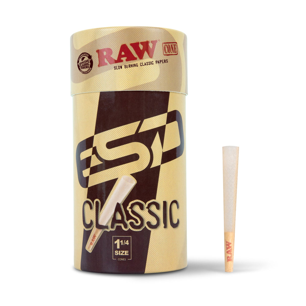 RAW Cones Classic 1 1/4 - Slow Burning Rolling Papers RAW Cones esd-official
