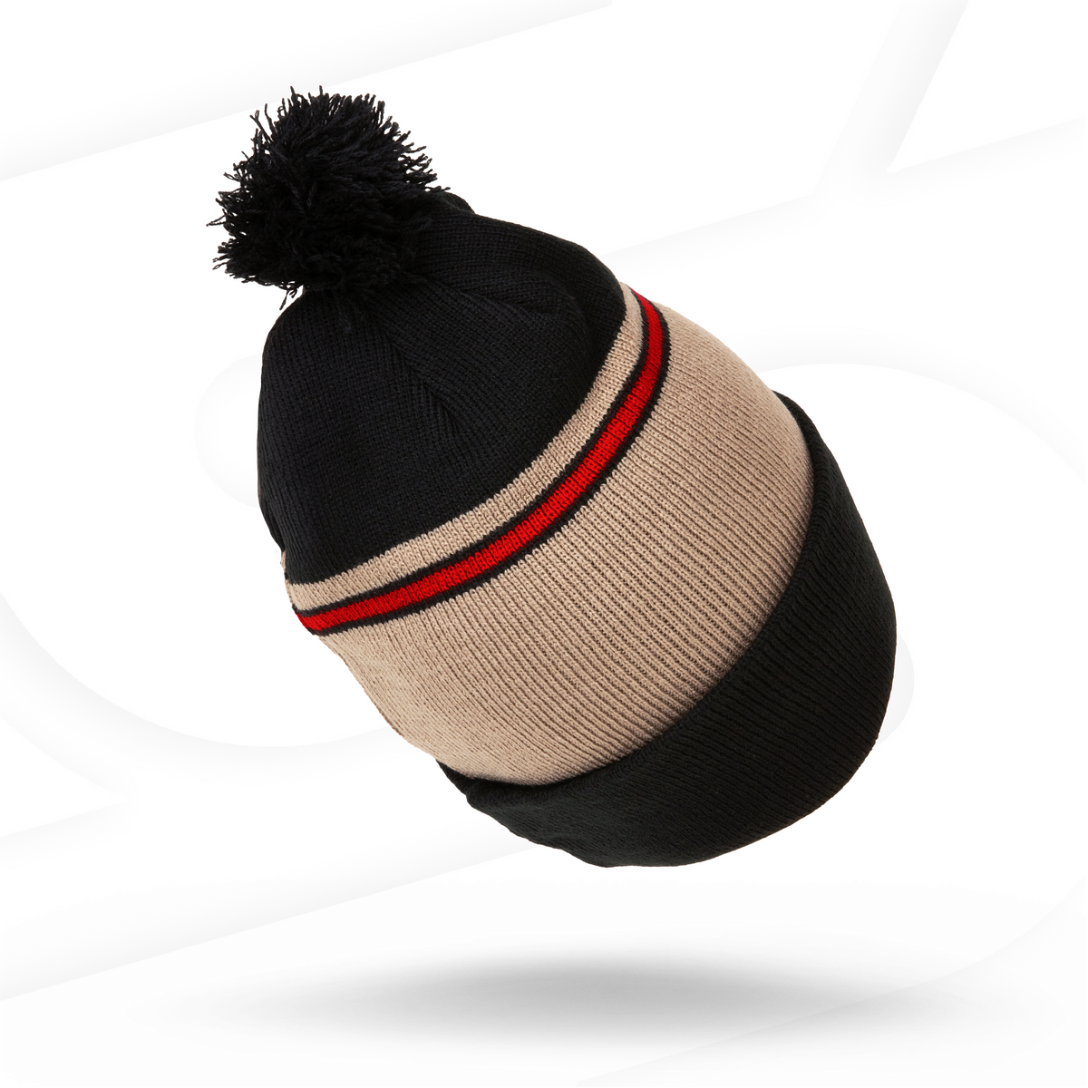 RAW Knit Beanie Hat | Black and Brown Clothing Accessories RAWU-APRP-0004 esd-official