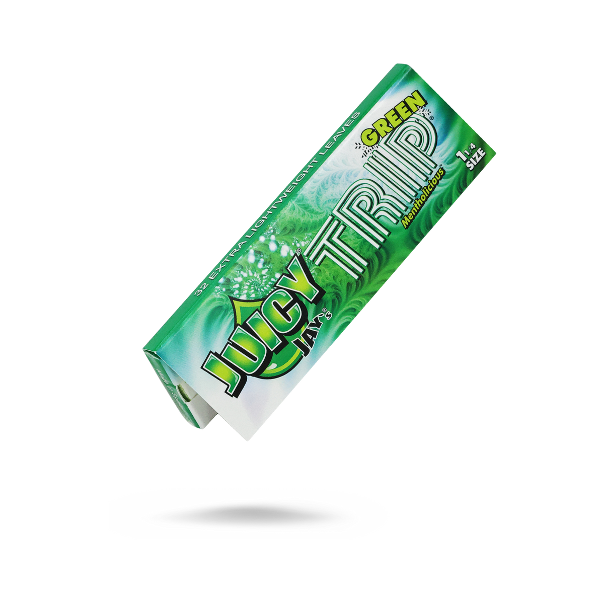 Juicy Jays 1 1/4 Trip Green Flavored Hemp Rolling Papers Rolling Papers JAY10041-1/24 esd-official
