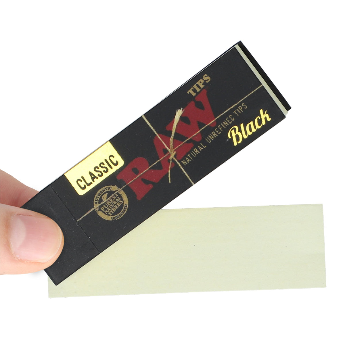 RAW Black Classic Tips Rolling Tips esd-official