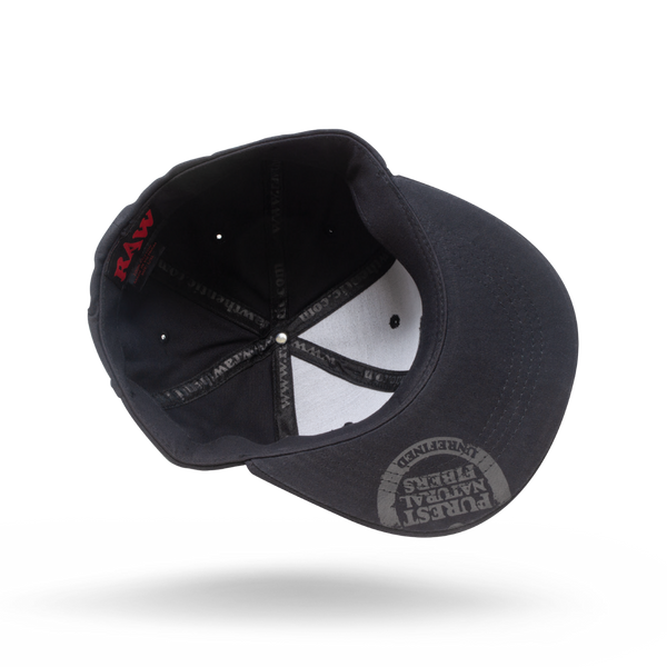 Black on Official Black Cap Flex-Fit - RAW ESD