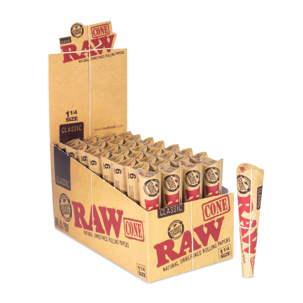 RAW Classic 1 1/4 Cones - 6 Pack RAW Cones WAR00603-1/32 esd-official