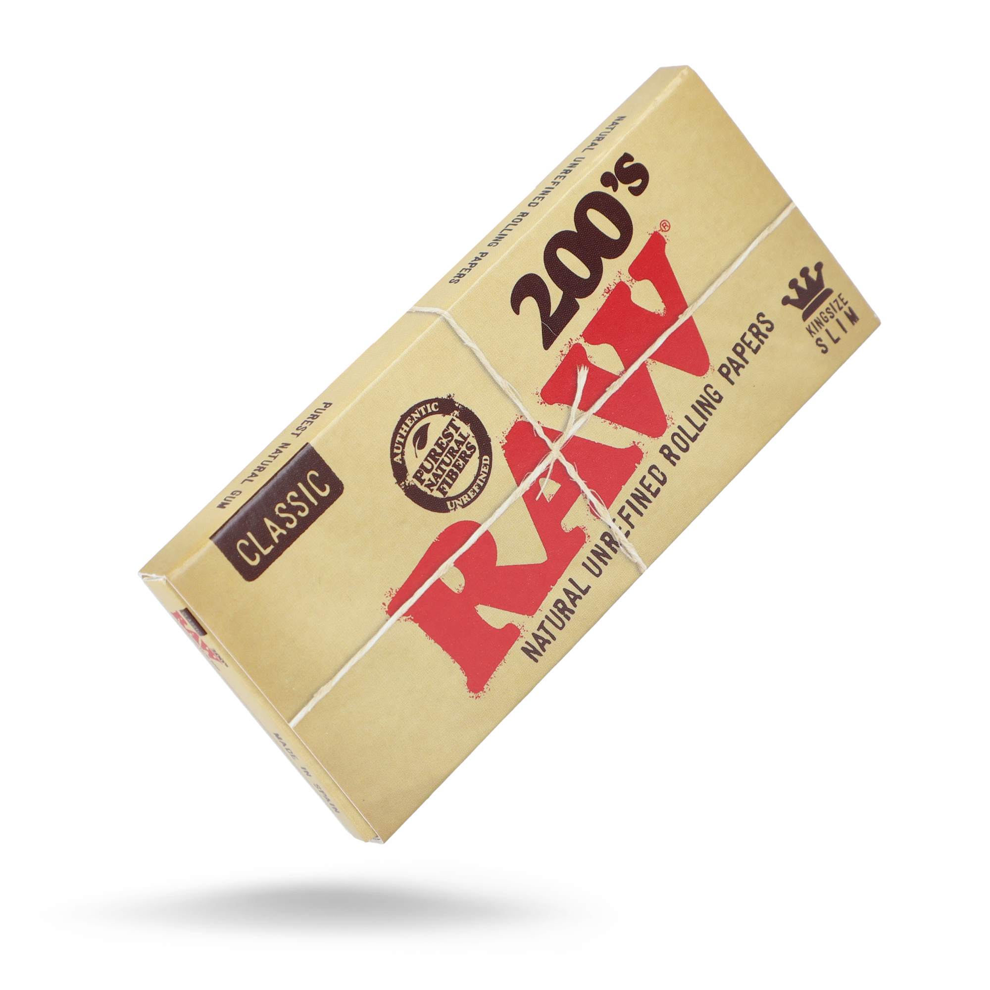 RAW Classic Creaseless King Size Slim Rolling Papers - 200 Rolling Papers WAR00325-1/40 esd-official