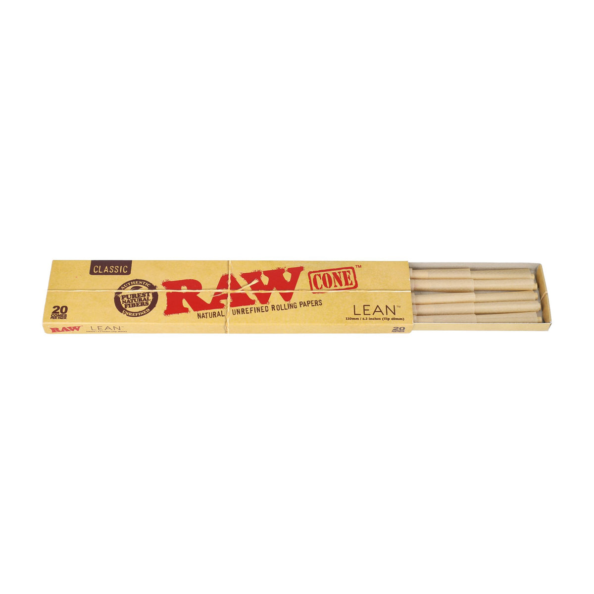 RAW Classic Lean Cones - 20 Pack RAW Cones WAR00622-1/12 esd-official