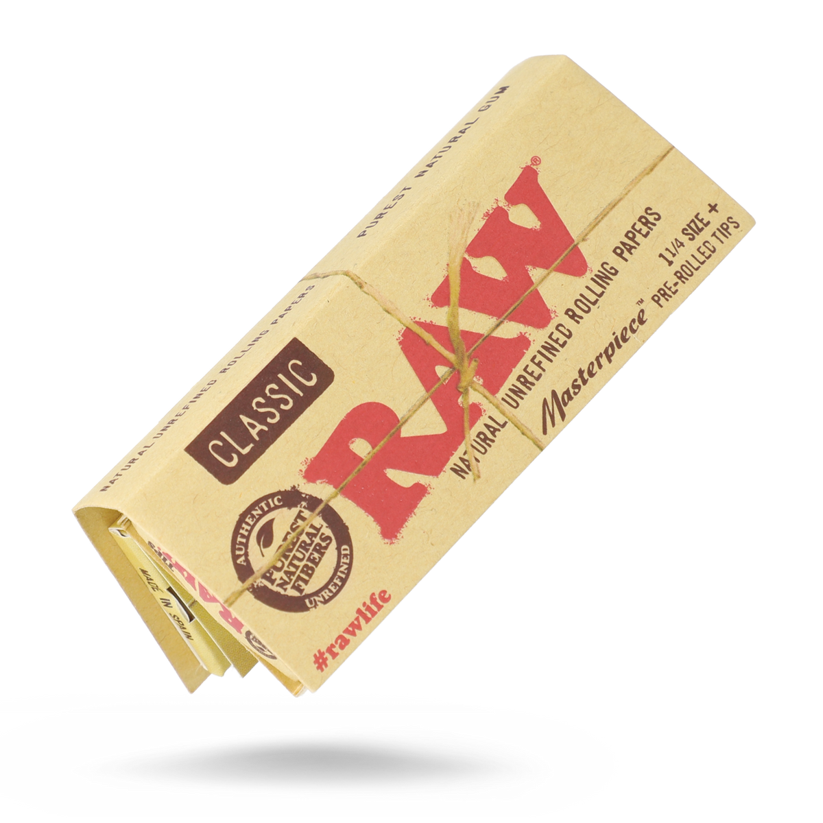 RAW Classic Masterpiece 1 1/4 Rolling Papers Rolling Papers WAR00303-1/24 esd-official