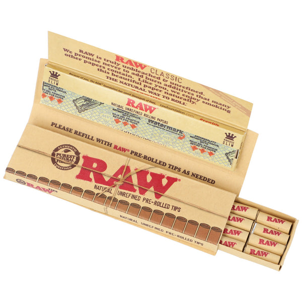 Raw King Size Slim Suggerimenti - Acquista carta con beccuccio PEV