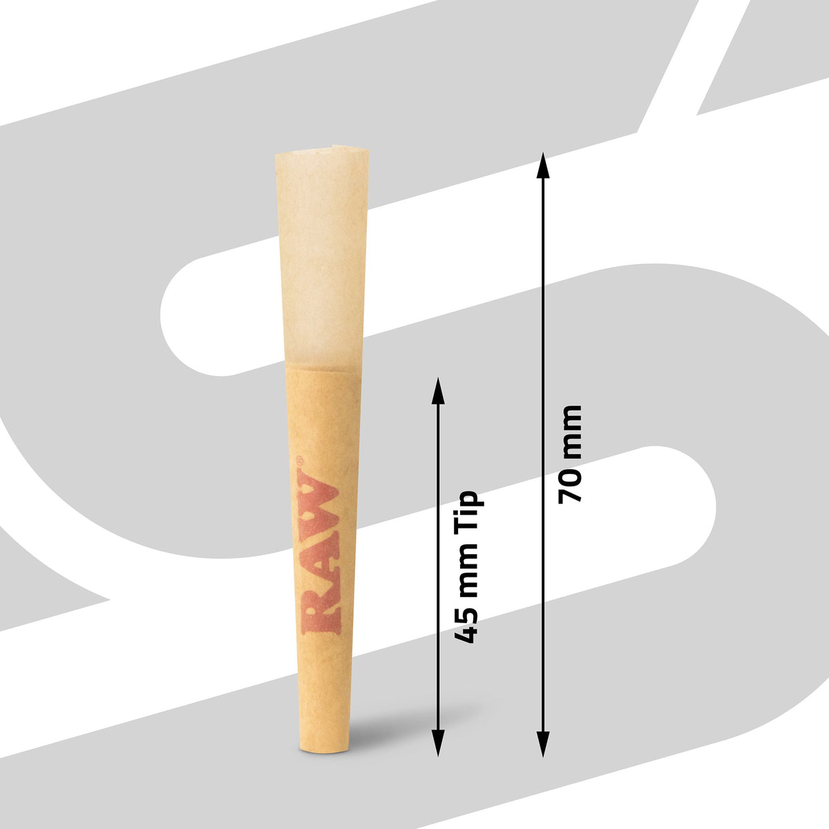 RAW Classic Single Wide Cones | 24mm, 30mm, 45mm RAW Cones esd-official