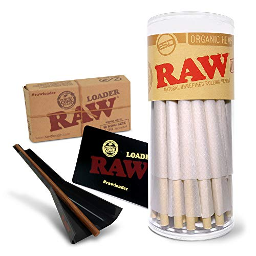 RAW Cone Loader Bundle with 50 Organic Cones Bundles RAWK-CNOH-KS03 esd-official