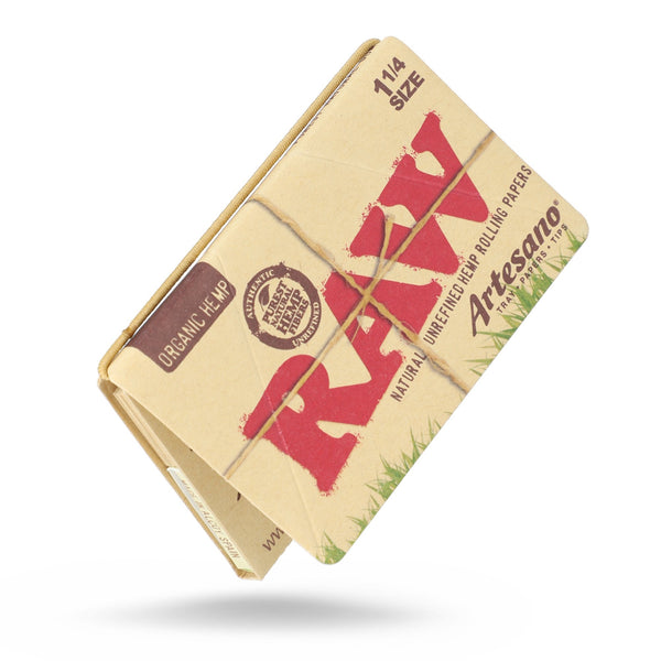 Buy RAW Rolling Papers USA Organic Hemp Artesano 1 1/4 Online