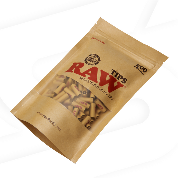 RAW Authentic Pre-Rolled Tips, 200 Tips per Bag 1 bag (200 tips) - Pa, 9,49  €
