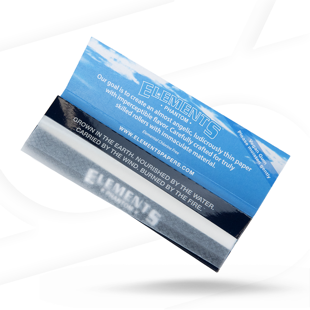 Elements Phantom King Size Wide Rolling Papers