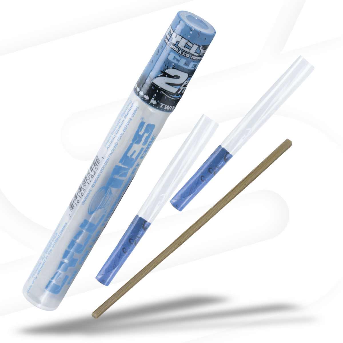 Cyclones Clear Flavored Pre Rolled Cones RAW Cones CYCB-CNFL-0009_1/24 esd-official