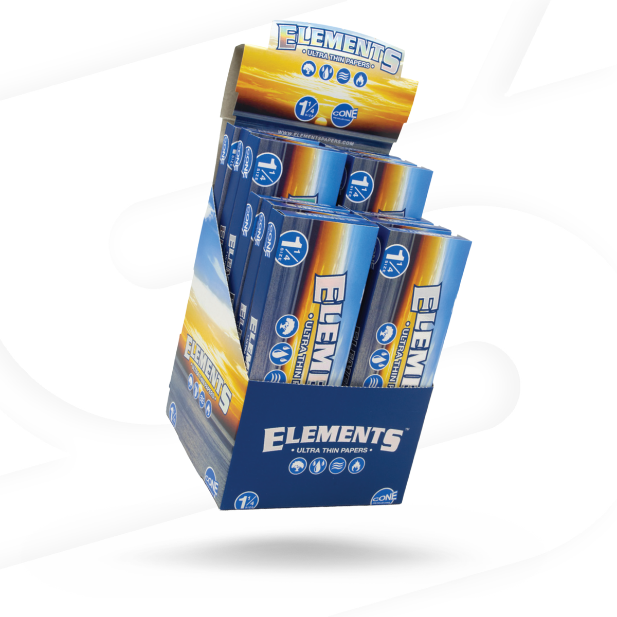 Elements Cones - 20 Pack RAW Cones ELEB-CNRC-1402 esd-official