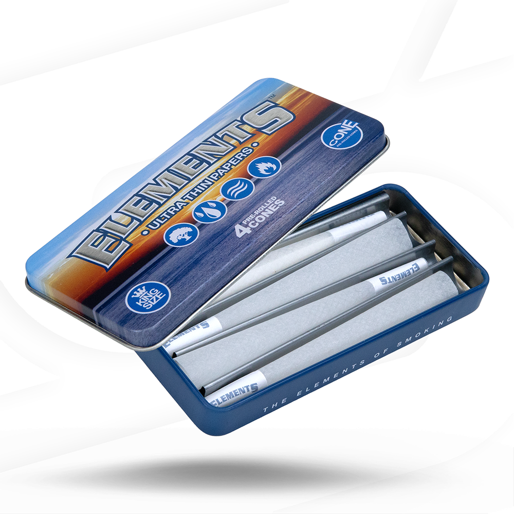 Elements King Size Cone Tin RAW Cones ELEB-CNRC-KS03_1/12 esd-official