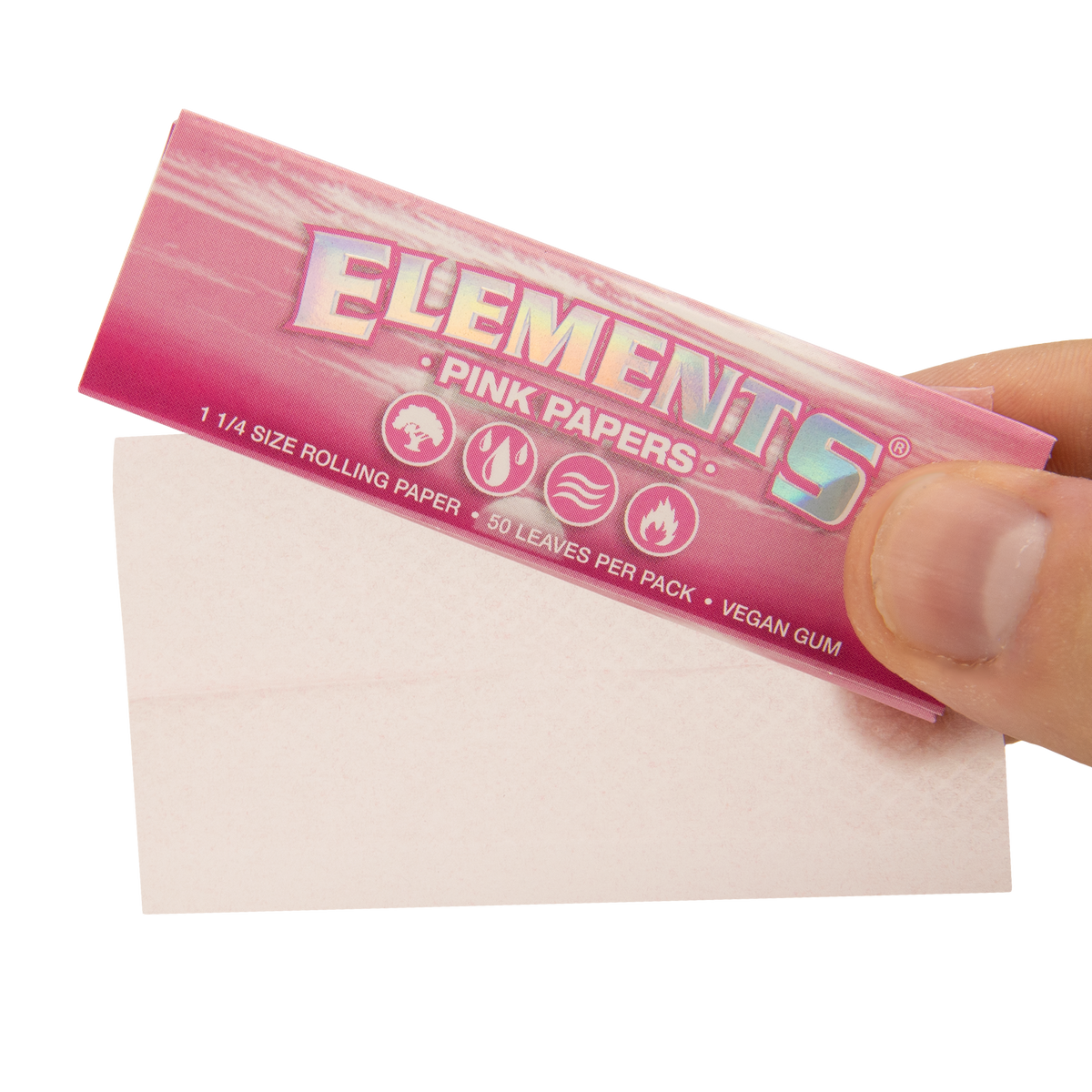 Elements Pink 1 1/4 Size Rolling Papers Rolling Papers esd-official