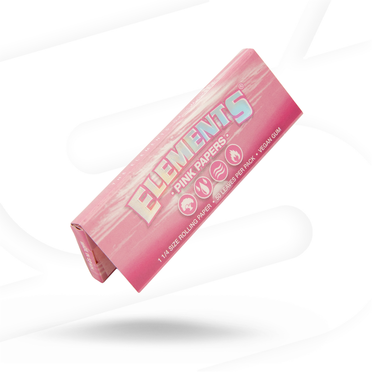 Elements Pink 1 1/4 Size Rolling Papers Rolling Papers esd-official