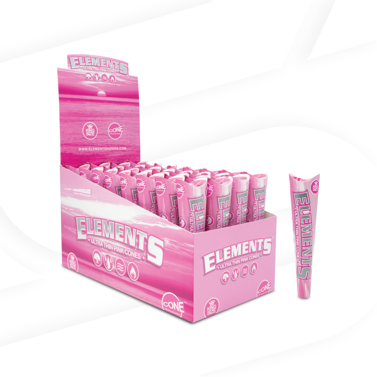 Elements Pink Cones RAW Cones ELEB-CNPK-KS01 esd-official