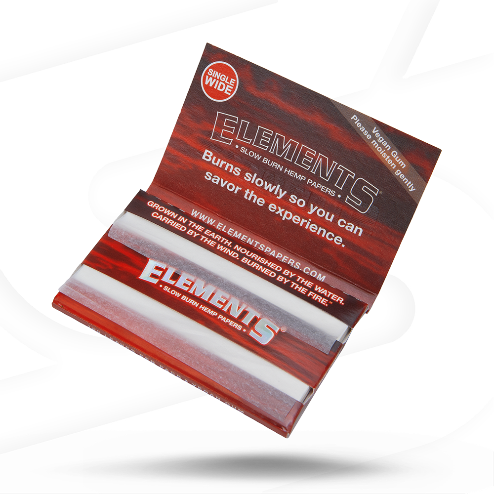 Elements Red Hemp Rolling Papers Rolling Papers esd-official