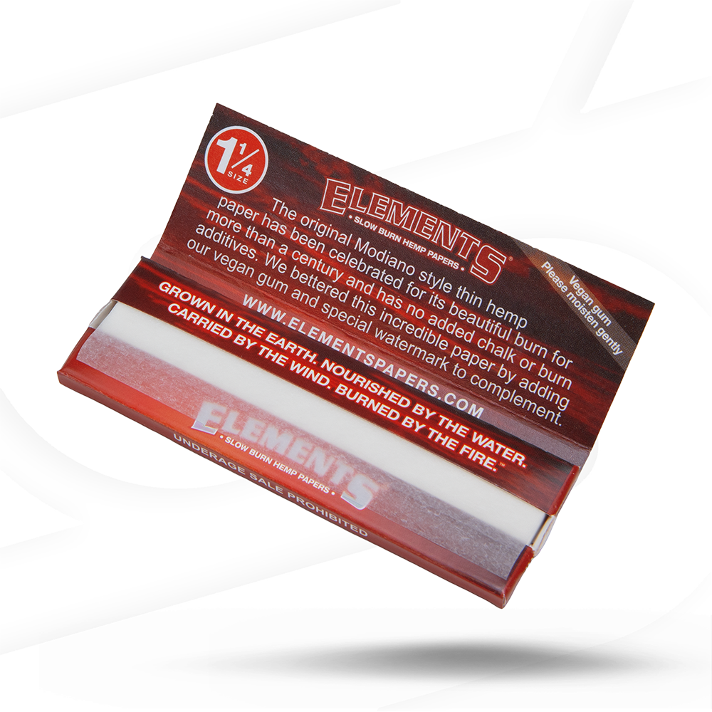 Elements Red Hemp Rolling Papers Rolling Papers esd-official