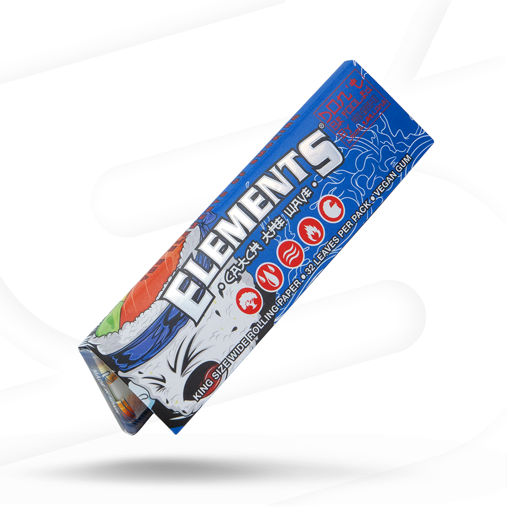 Elements x Zushi King Size Wide Rolling Papers RAW Cones esd-official