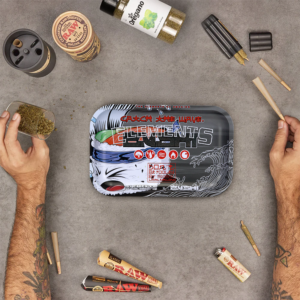 Elements X Zushi Rolling Tray Rolling Trays ELEU-RATC-0S04 esd-official