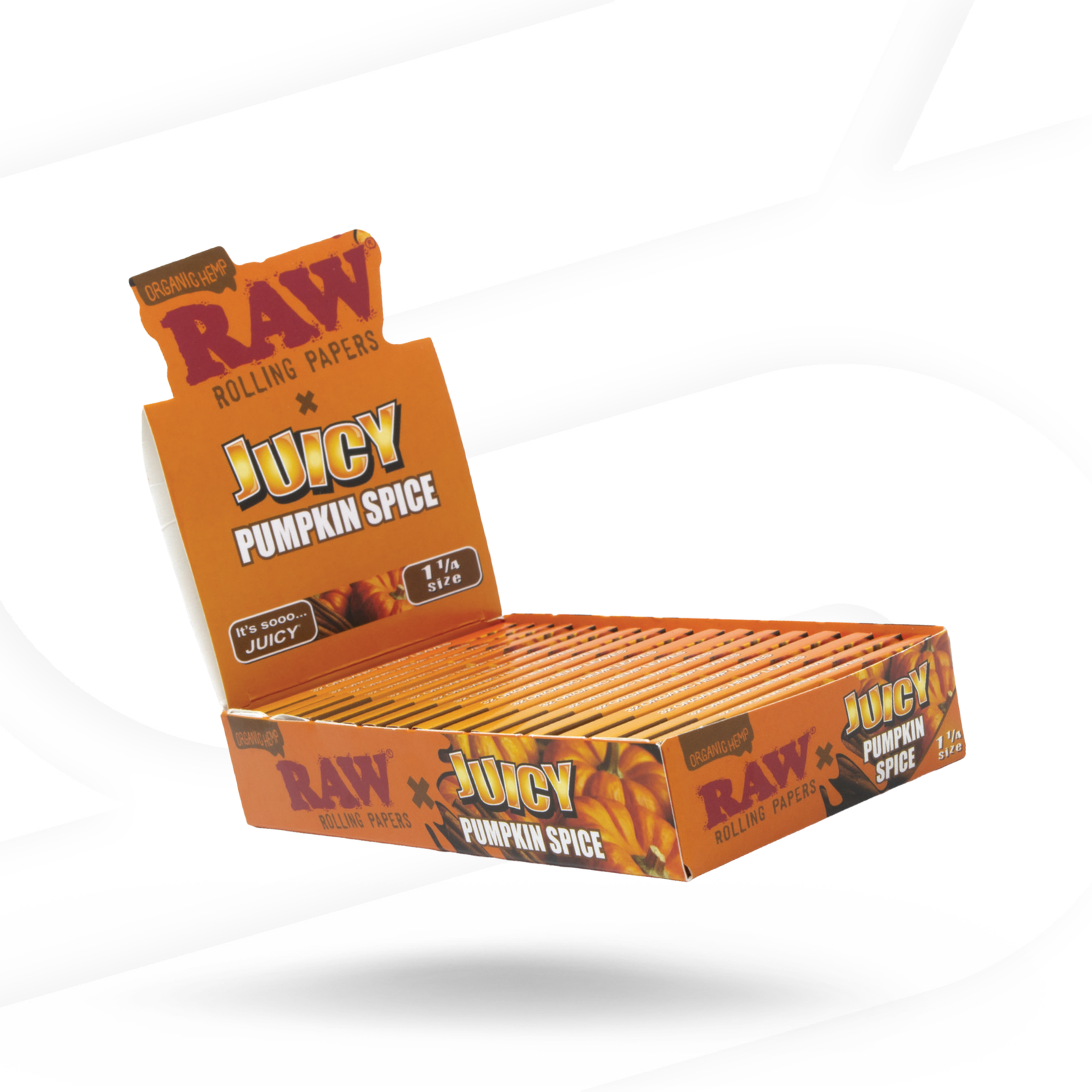 Juicy Jay 1 1/4 Pumpking Spice Rolling Paper Rolling Papers RAWB-RPAA-1402 esd-official