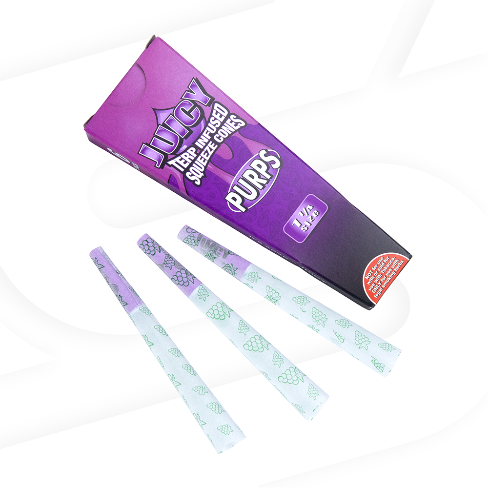 Juicy Jay Terp Infused Squeeze Cones RAW Cones JAYB-CNTI-1402_1/30 esd-official