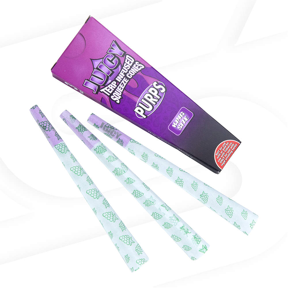 Juicy Jay Terp Infused Squeeze Cones RAW Cones JAYB-CNTI-KS02_1/30 esd-official