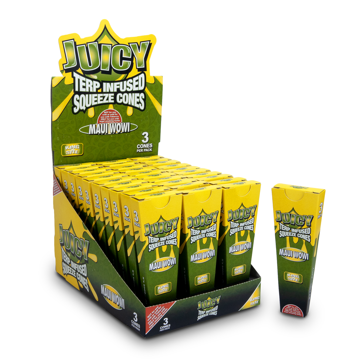 Juicy Jay Terp Infused Squeeze Cones RAW Cones JAYB-CNTI-KS03 esd-official