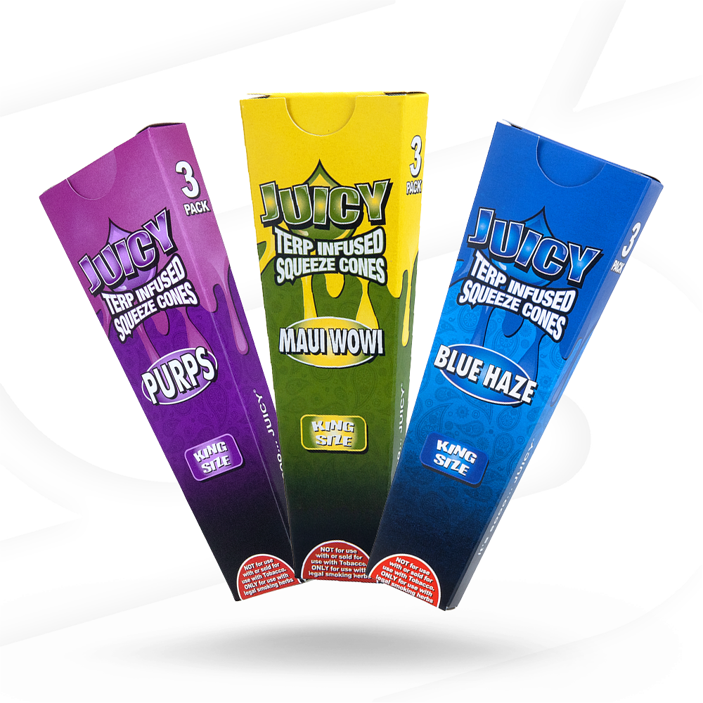 Juicy Jay Terp Infused Squeeze Cones RAW Cones esd-official