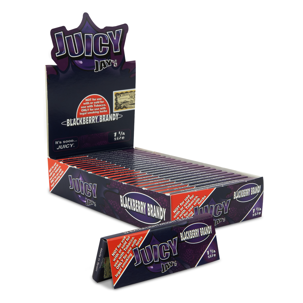 Juicy Jays 1 1/4 Flavored Hemp Rolling Papers Rolling Papers JAYB-RPFL-1433 esd-official