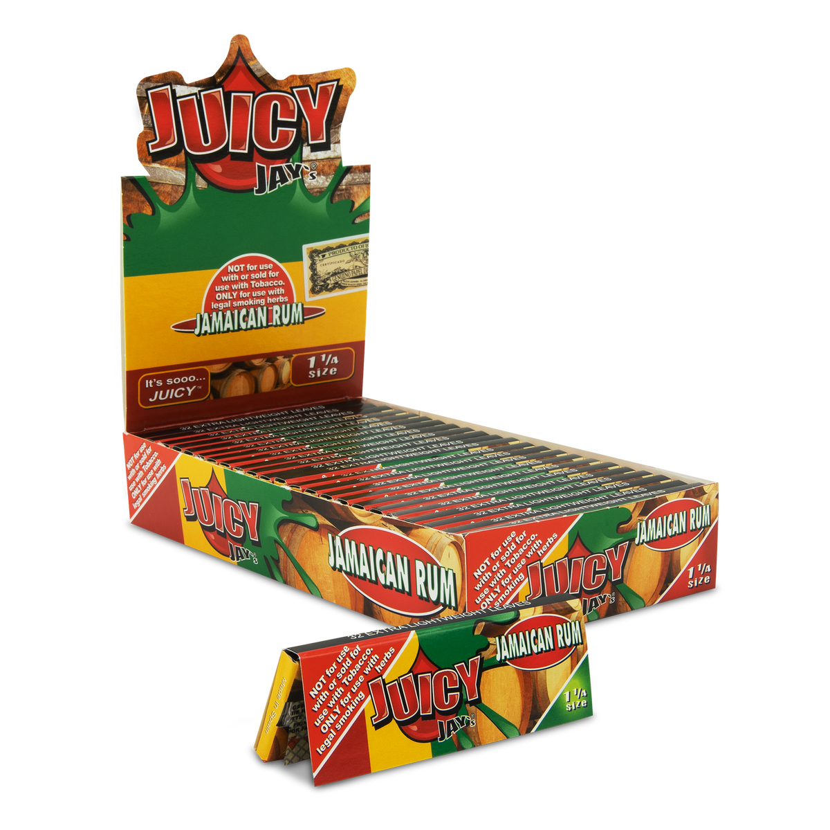 Juicy Jays 1 1/4 Flavored Hemp Rolling Papers Rolling Papers JAYB-RPFL-1415 esd-official