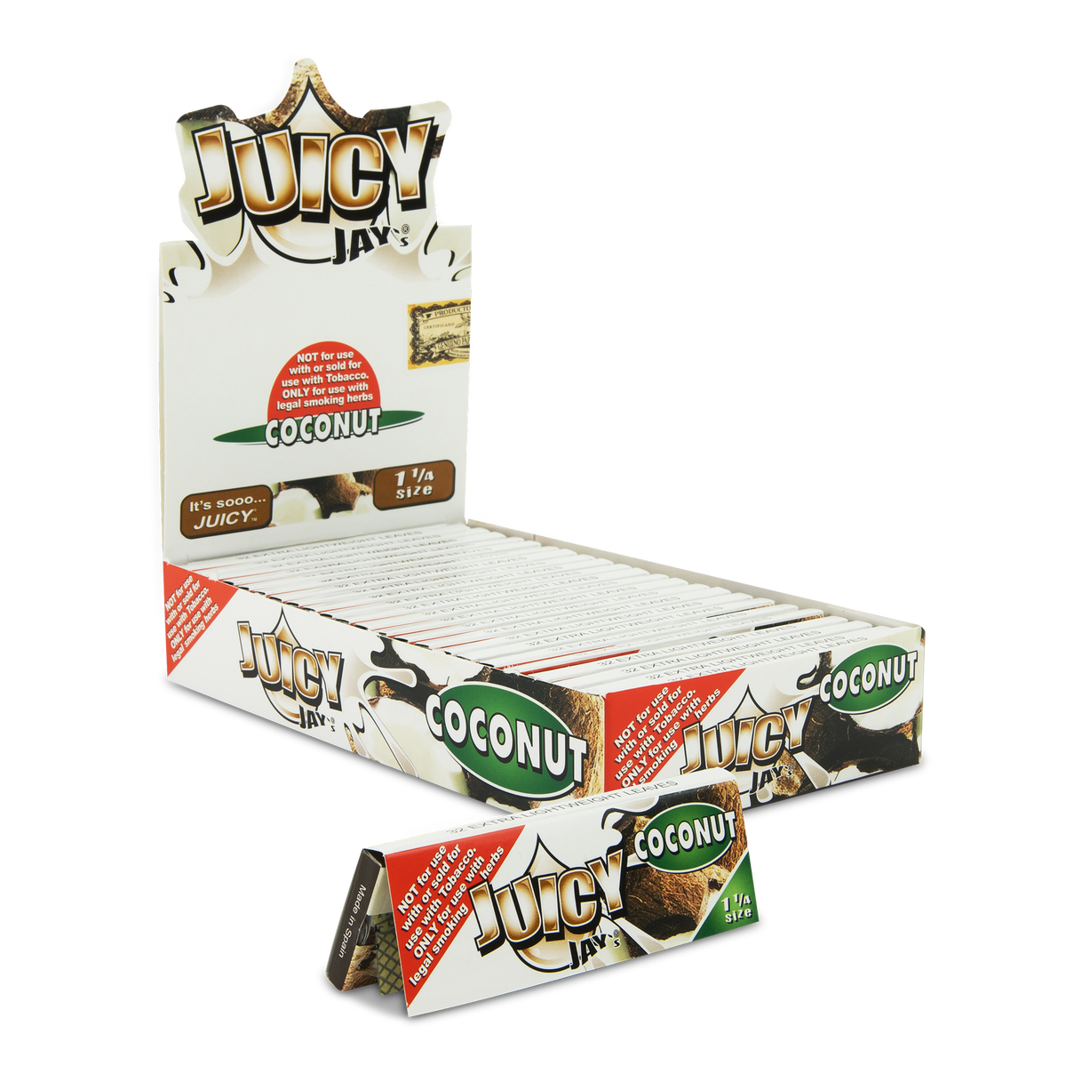 Juicy Jays 1 1/4 Flavored Hemp Rolling Papers Rolling Papers JAYB-RPFL-1406 esd-official