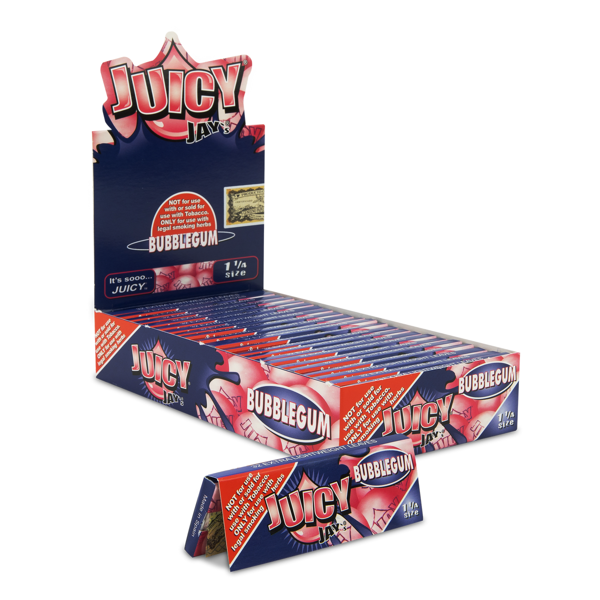 Juicy Jays 1 1/4 Flavored Hemp Rolling Papers Rolling Papers JAYB-RPFL-1405 esd-official