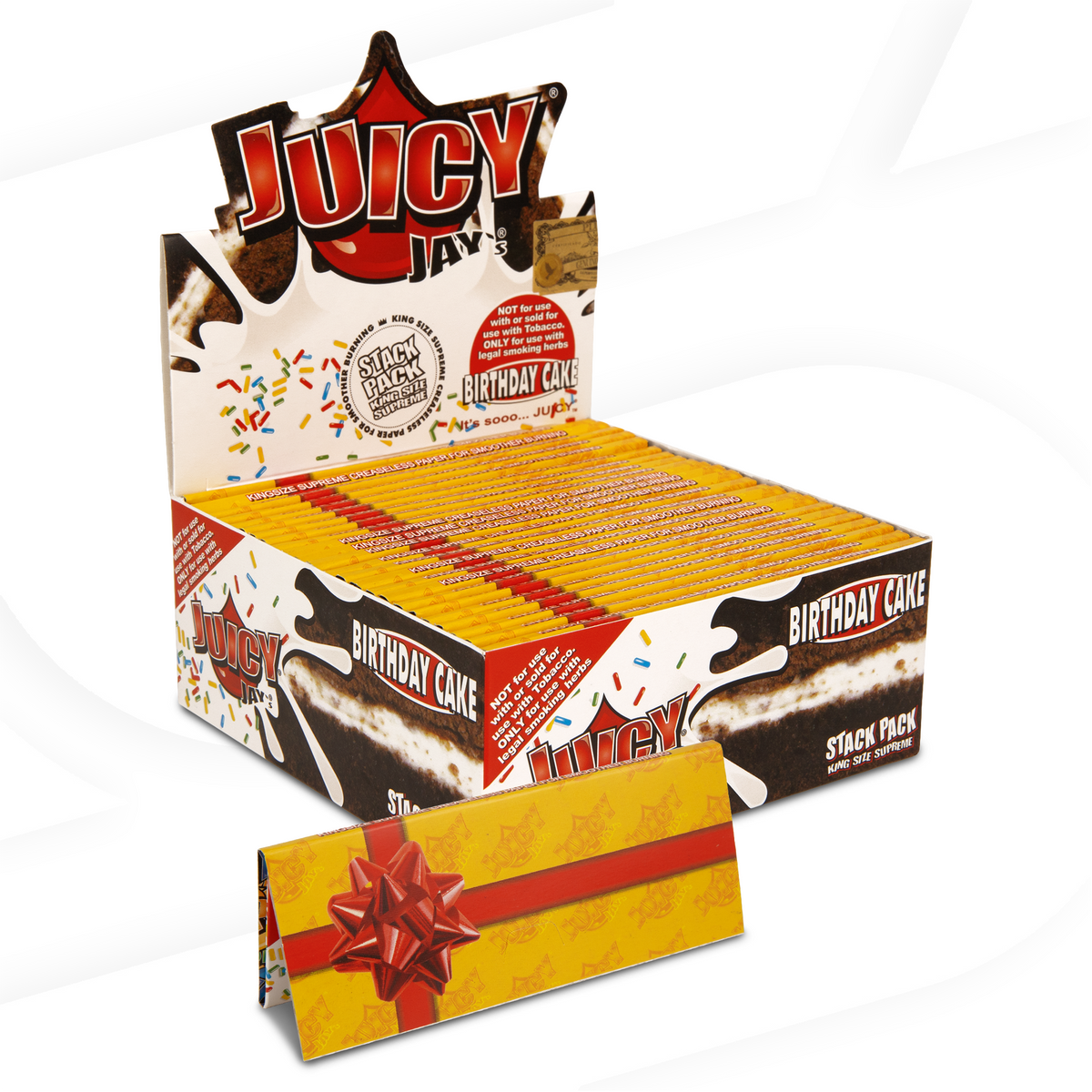 Juicy Jays King Size Supreme Birthday Cake Rolling Papers JAYB-RPFL-KS01 esd-official