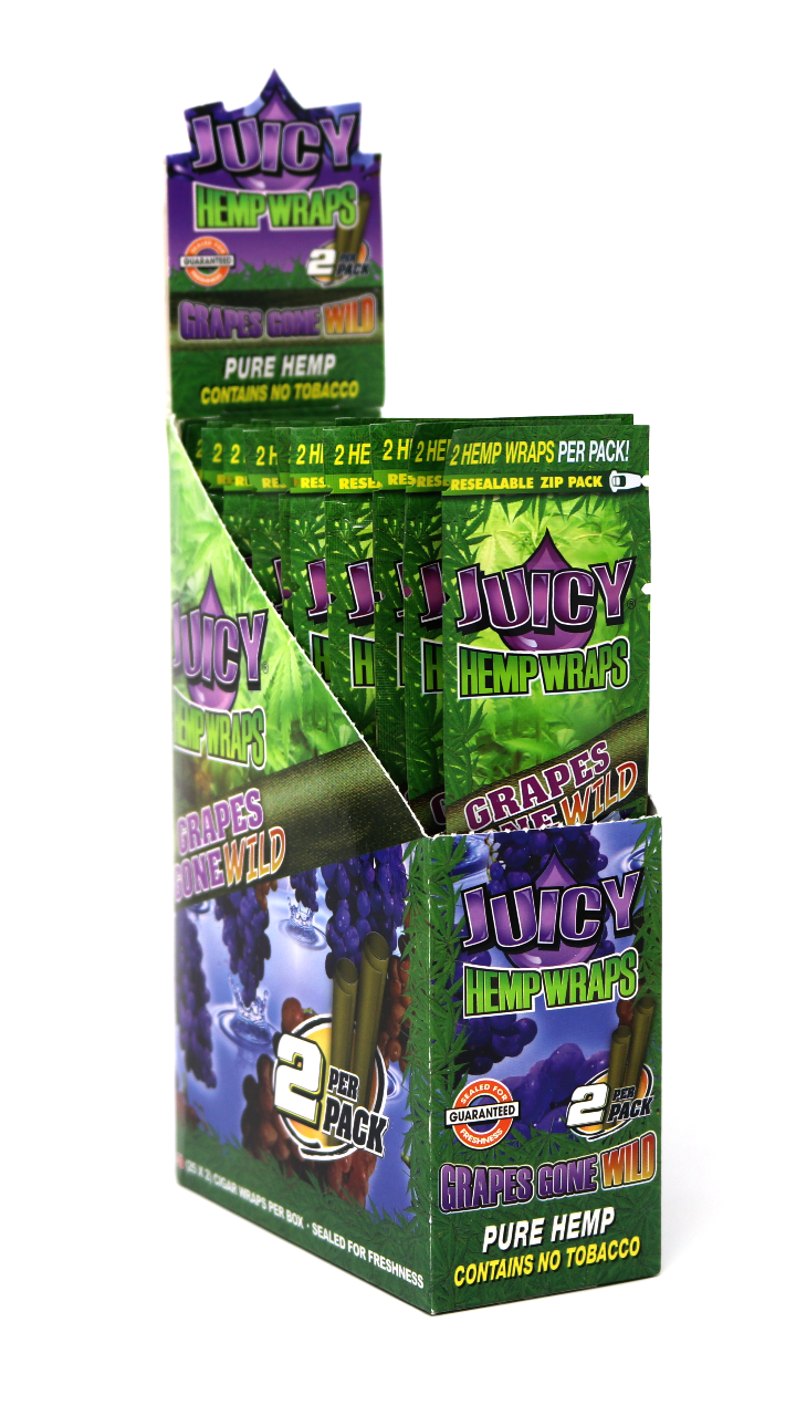 Juicy Jays Strawberry Fields Hemp Wraps Rolling Papers esd-official