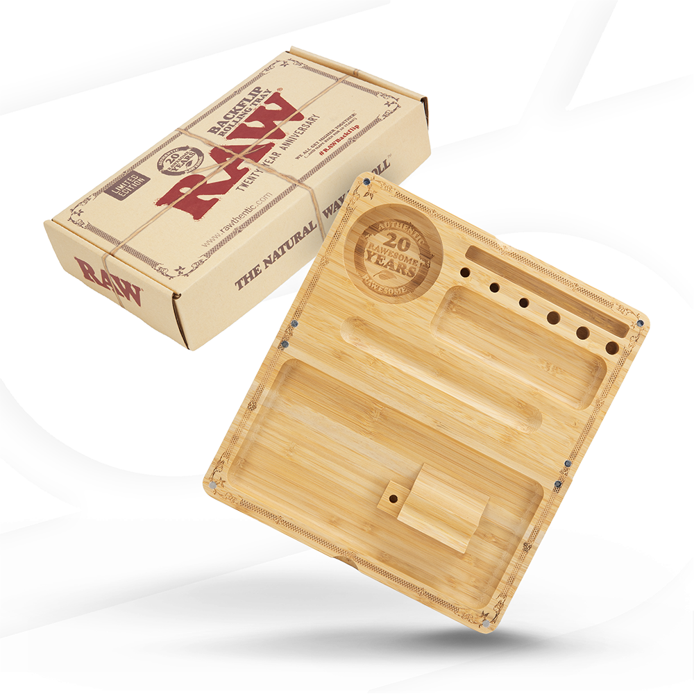 RAW Backflip 20th Anniversary Rolling Tray Rolling Trays RAWU-RATC-0015 esd-official