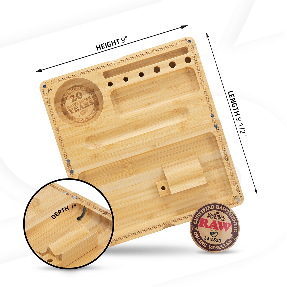 RAW Backflip 20th Anniversary Rolling Tray Rolling Trays RAWU-RATC-0015 esd-official