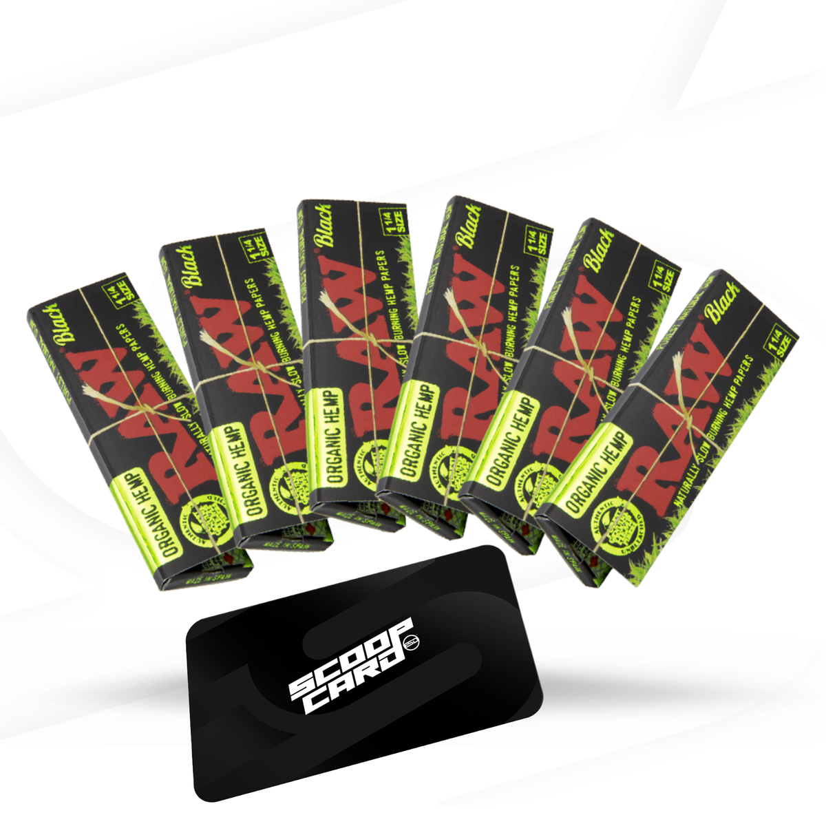 RAW Black 1 1/4 Organic Hemp Rolling Papers Rolling Papers BNDL-AAXX-0015 esd-official
