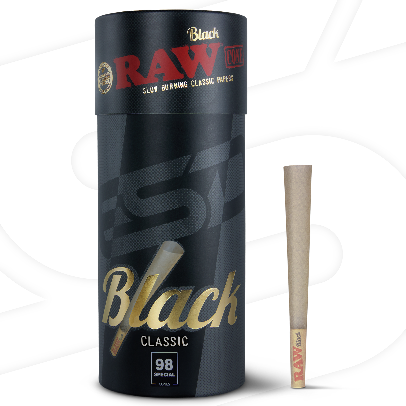 RAW Black 98 Special Cones RAW Cones RAWR-CNBK-9801 esd-official